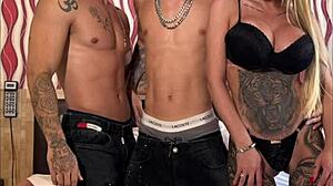 threesome fun with hot sex