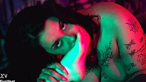 Threesome Footjob Action with Acidalia Mad Maxxx Rotten Venus Deepthroat Gagging