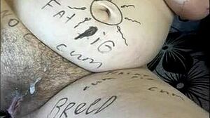 Amateur BBW Riding in Homemade Creampie Compilation