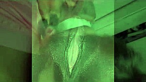 Horny Black Model Gagged Handcuffed Riding Dick Glass Dildo! Playing Wet Pussy!