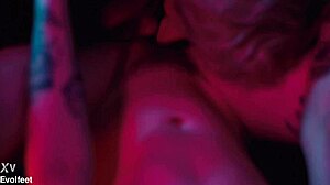 Threesome Footjob Action with Acidalia Mad Maxxx Rotten Venus Deepthroat Gagging