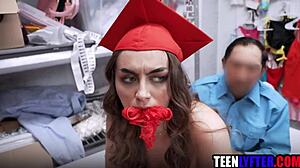 Young graduate fucked hard for thieving