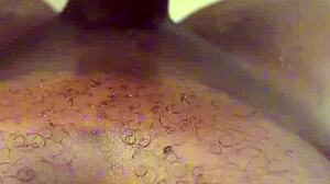 Amateur Bodybuilder Sneaks BBC Into White Pussy With Toy In Bathroom