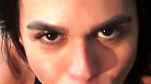 fel welter sucking the director's cock for a big cumshot in eroticaxxx podcast bts