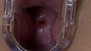 She invites him to sit while she rides his face with her big ass and wet shaved pussy