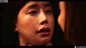 asian girls trapped in vampire hotel getting dominated by big tits brunette