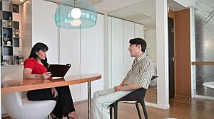 Hot Spanish Teacher Rides Young Guy to Cum for Job Security Danja Angel