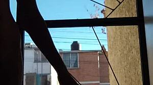 Solo Outdoor Nudist Practicing in Public