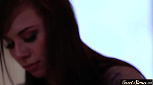 Classy teen masseuse deepthroats that big dick.