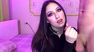 getting all wet and messy while sucking his cock