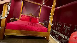 yasmim dominates and fucks passive in domination room