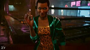 in cyberpunk 2077, the bold beauty seduces as a seductive muse hooker for intense prostitute sex scenes.