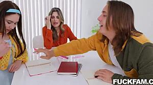 Goody Two Shoes Sucks Stepbrother's Cock in Reality