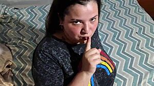 sucking my boyfriend's cock for our anniversary.