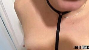 While Husband Drinks Coffee Wife Rides Friend's Fist And Cock For Cum Dump