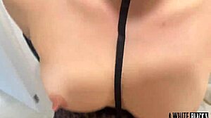 While Husband Drinks Coffee Wife Rides Friend's Fist And Cock For Cum Dump