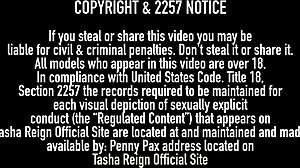 busty blonde tasha reign and lusty friend in sexy pijama party