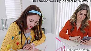 Goody Two Shoes Sucks Stepbrother's Cock in Reality