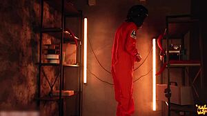 Mollyredwolf dominates with rimming and tittyfuck in lethal company sex mode