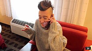 Married woman on phone call has breeding sex with stranger to save marriage 😏