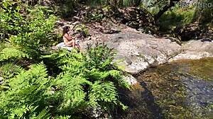 Young 18+ Mom Surprised In Outdoor Garden Flashing And Rough Sex