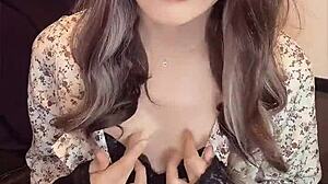 One-piece dress sister crossdresser quietly masturbates video