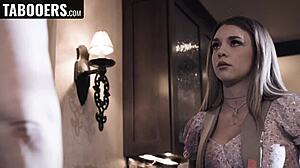 wife, love watching her milk on your cock with big tits babysitter