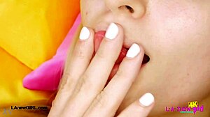 Pretty Teen Blonde Reveals Sexy Body Casting