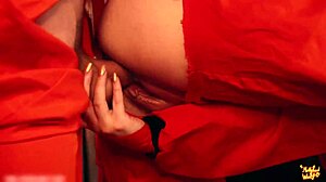 Mollyredwolf dominates with rimming and tittyfuck in lethal company sex mode