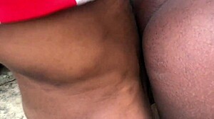 Booty Barbie Takes Huge Black Cock In Outdoor Wellspring Sex