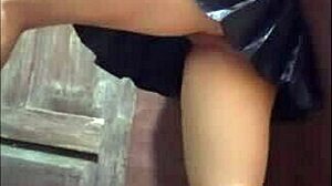 hot busty latina stepmom rides cowgirl for stepson in homemade video!!