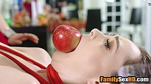 thanksgiving day turns into hardcore sex orgy