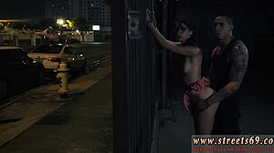 Blonde teen blowjob and facial compilation contrasts with bondage domination extremes