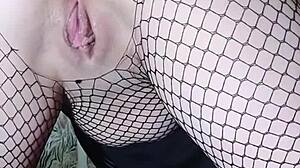 hottie masturbates with toy then inserts in ass