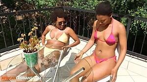 natural african hotties lick each other's pussies