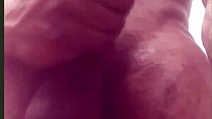 Amateur strokes big black cock during late nights and early mornings