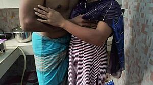 I intensely fuck my step sister-in-law in the tight kitchen