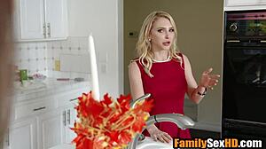 thanksgiving day turns into hardcore sex orgy