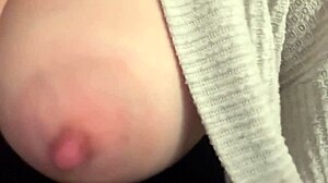 super horny big tits milf artemisia love flashes juicy tits close up slow motion