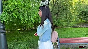 Does my friend control orgasms with vibrator in public?