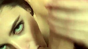 brunette librarian sucks brad newman's cock