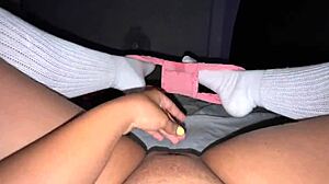 Oh Wow, Coming Home Tired From School And Relaxing With Deep Finger Play!