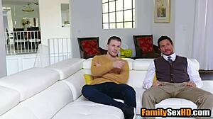 thanksgiving day turns into hardcore sex orgy