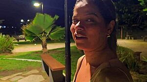 Hot Brunette Picked Up For Intense Home Fucking