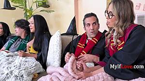 Skinny milf loves elder wands