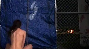 Stranded Teen Fucked Roughly Publicly!