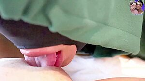 the evil horny housewife screamed when her pussy was licked