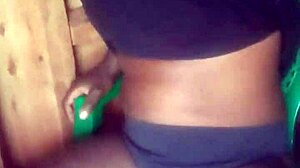 African shemale masturbates big cumshot?