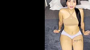 Latina teen slut throat fucked in bold interracial casting