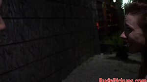 Stranded Teen Fucked Roughly Publicly!